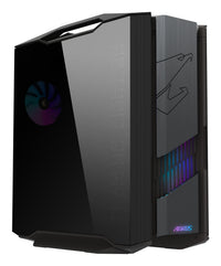 GIGABYTE AORUS C601 GLASS GLOBAL PC-Gehäuse – Mid-Tower, E-ATX kompatibel, Unterstützung für 420-mm-Radiator, 4 vorinstallierte 140-mm-Lüfter, USB 3.1 Gen2, RGB-Beleuchtung