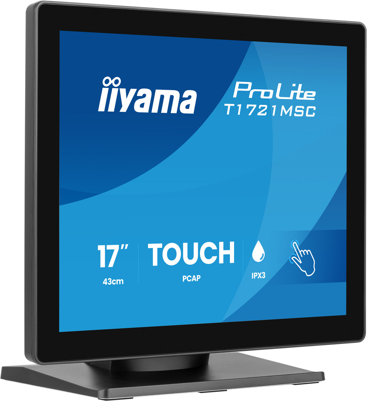 iiyama ProLite T1721MSC-B3 Écran d'ordinateur 43,2 cm (17") 1280 x 1024 pixels SXGA Tactile Bureau Noir