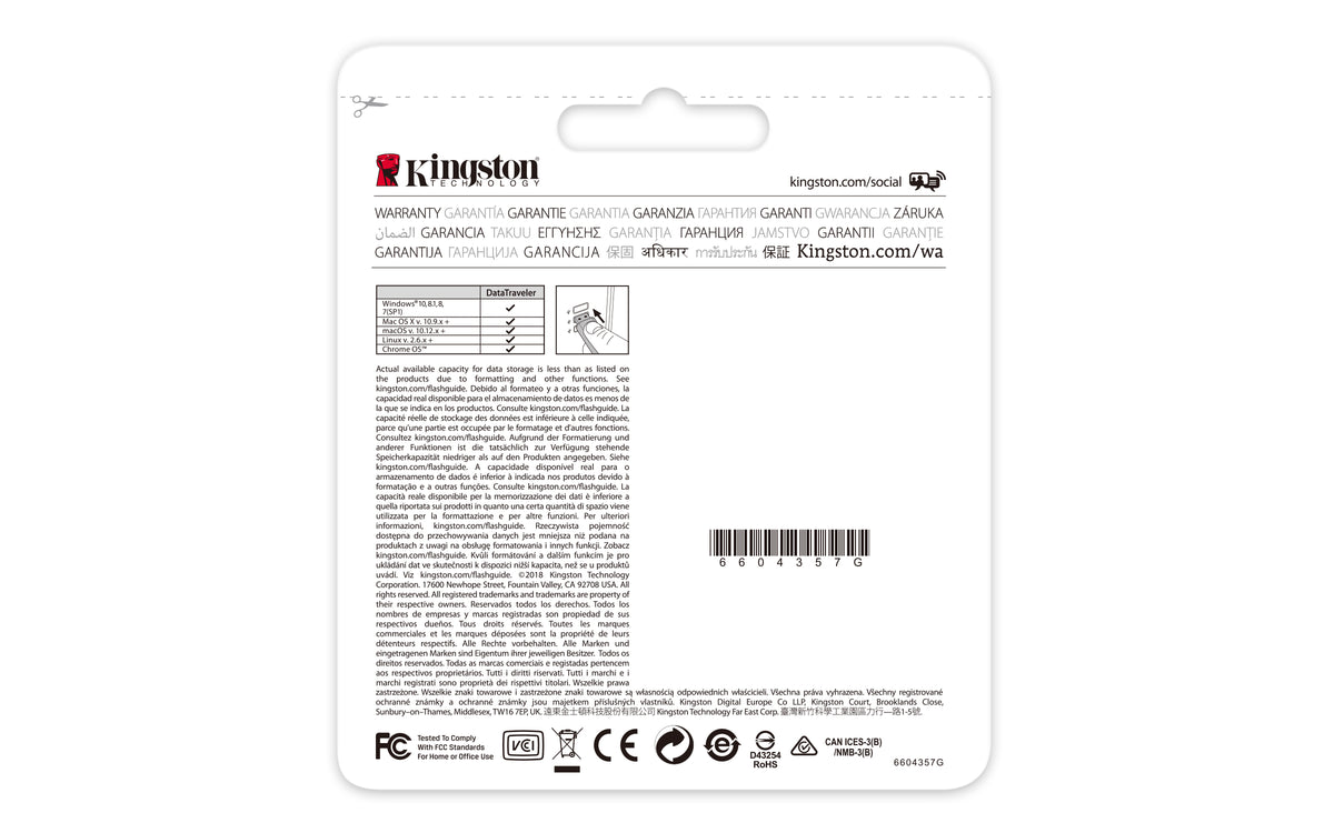 Kingston Technology DataTraveler 104 USB-Stick 64 GB USB Typ-A 2.0 Schwarz