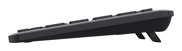 Trust Lyra Tastatur Büro USB + RF Wireless + Bluetooth Deutsch Schwarz