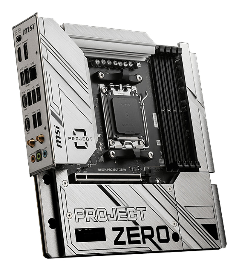 MSI B650M PROJECT ZERO Motherboard AMD B650 Sockel AM5 micro ATX