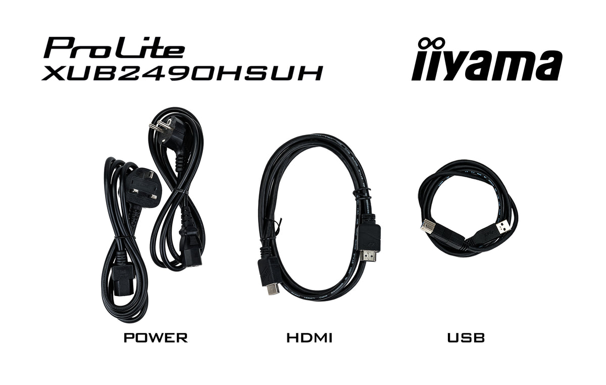 iiyama XUB2490HSUH-B2 Computerbildschirm 60,5 cm (23.8") 1920 x 1080 Pixel Full HD LED Schwarz