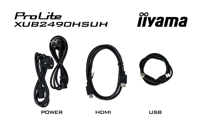 iiyama XUB2490HSUH-B2 Computerbildschirm 60,5 cm (23.8") 1920 x 1080 Pixel Full HD LED Schwarz