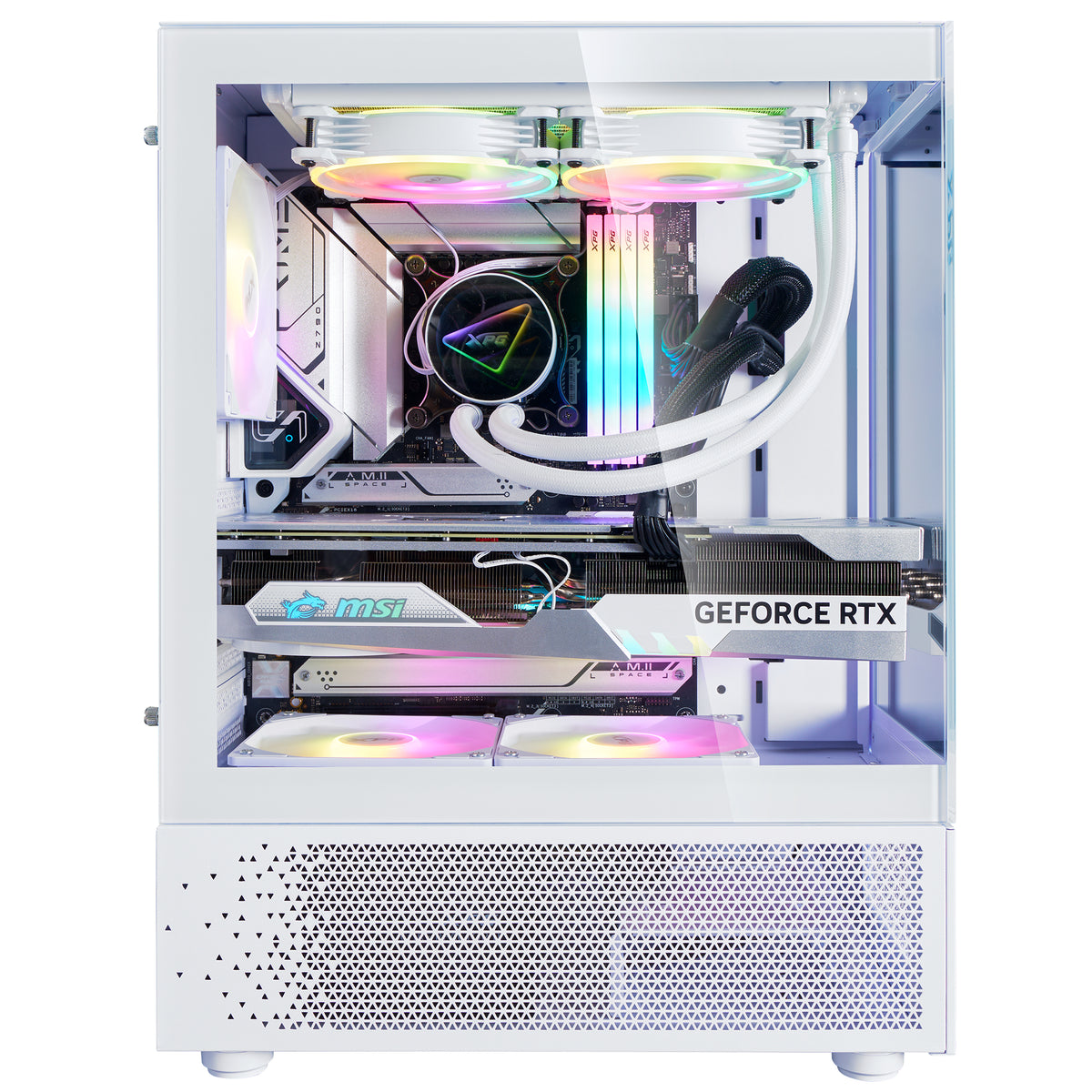 XPG INVADER X MINI KOMPAKTES MID-TOWER-GEHÄUSE Weiß
