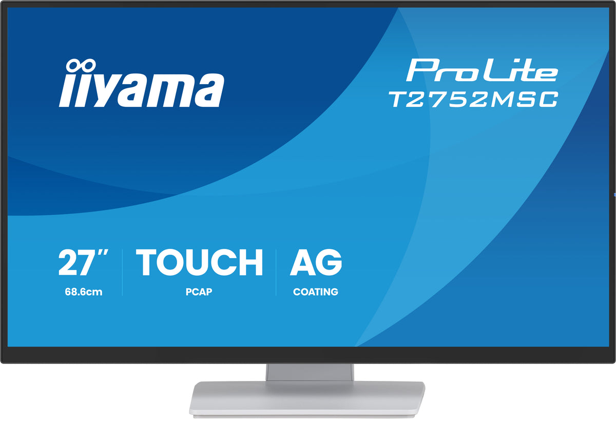 iiyama ProLite T2752MSC-W1AG Computerbildschirm 68,6 cm (27") 1920 x 1080 Pixel Full HD LCD Touchscreen Weiß