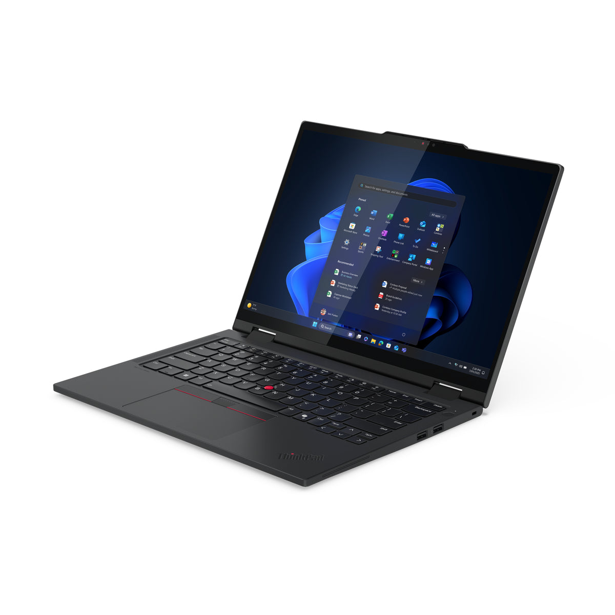 Lenovo ThinkPad T14s 2-in-1 Gen 1 Intel Core Ultra 5 225U Hybrid (2-in-1) 35,6 cm (14") Touchscreen WUXGA 16 GB LPDDR5x-SDRAM 512 GB SSD Wi-Fi 6E (802.11ax) Windows 11 Pro Deutsch Schwarz