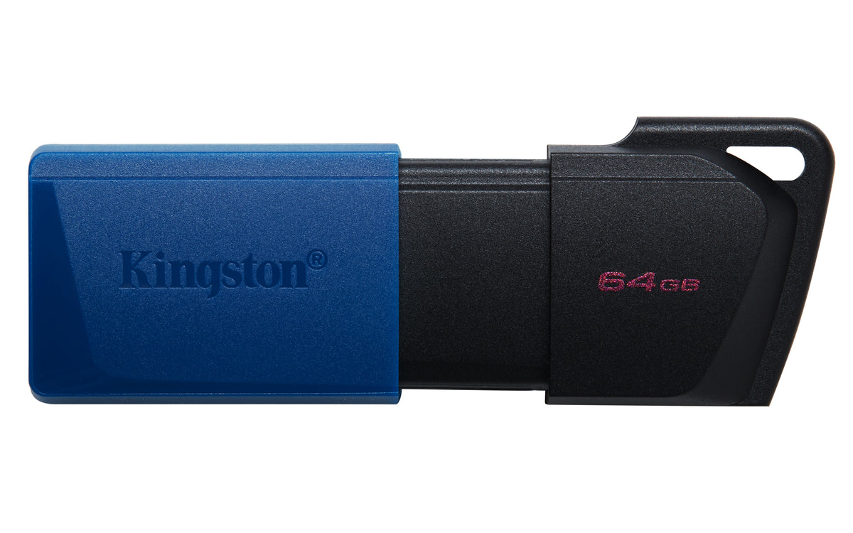 Kingston Technology DataTraveler 64GB USB3.2 Gen 1 Exodia M (Schwarz + Blau) - 2 Pieces