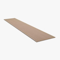 WoodUpp® Akupanel | Eiche Klassisch (Filz Grau) | 240cm x 60cm