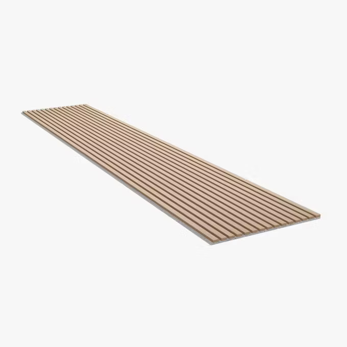 WoodUpp® Akupanel | Eiche Klassisch (Filz Grau) | 240cm x 60cm