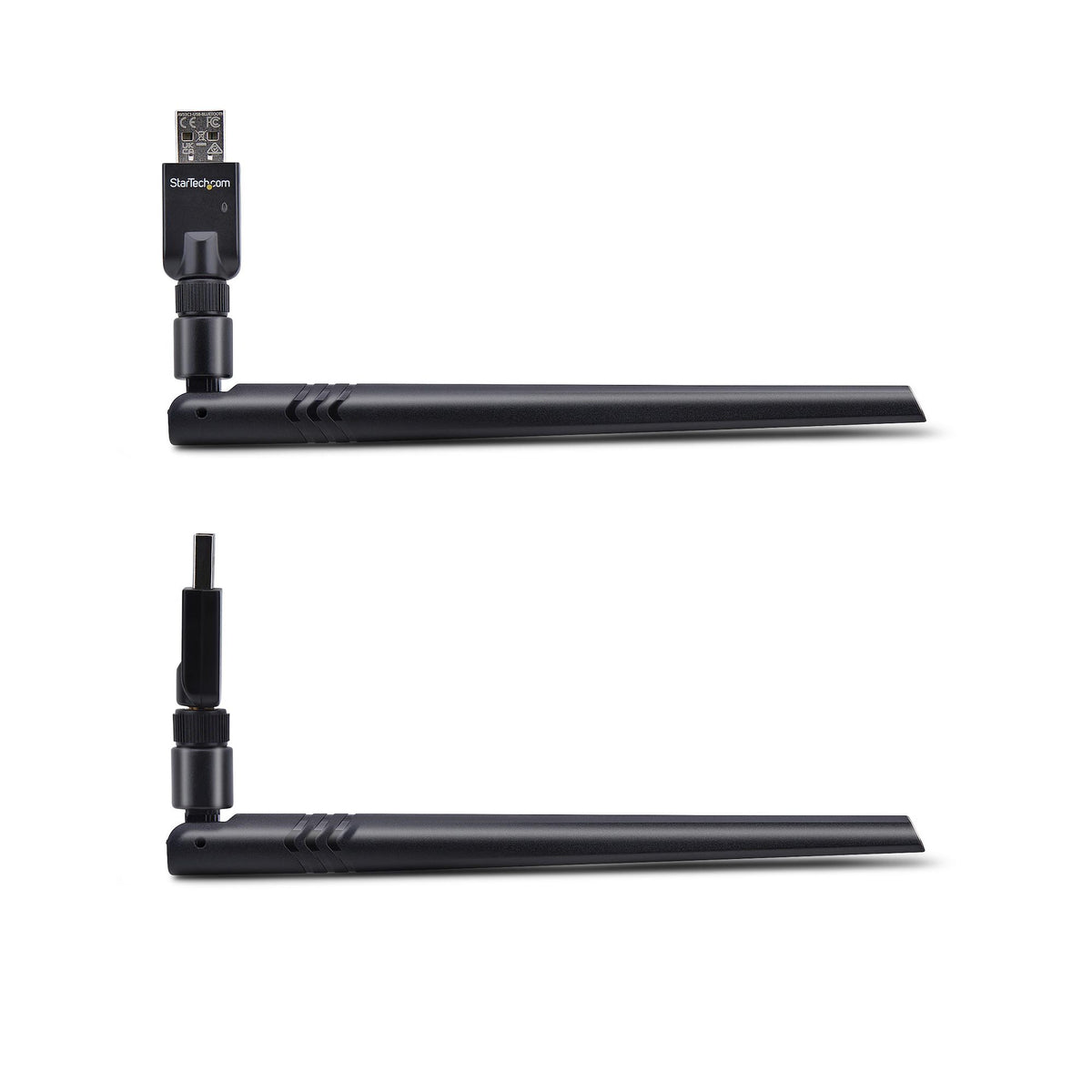 StarTech.com USB Bluetooth 5.3 Adapter, Klasse 1, USB Bluetooth Dongle-Stick für PC/Laptop, Konnektivität mit hoher Reichweite für Tastatur/Maus/Audio Streaming und PAN Netzwerk, Windows/Linux
