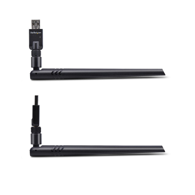 StarTech.com USB Bluetooth 5.3 Adapter, Klasse 1, USB Bluetooth Dongle-Stick für PC/Laptop, Konnektivität mit hoher Reichweite für Tastatur/Maus/Audio Streaming und PAN Netzwerk, Windows/Linux