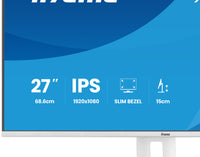 iiyama ProLite XB2797HSU-W1 Computerbildschirm 68,6 cm (27") 1920 x 1080 Pixel Full HD LED Weiß