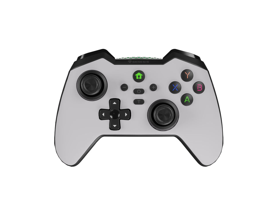 GENESIS Mangan 400 White Bluetooth Gamepad Analog / Digital Android, MAC, Nintendo Switch, PC, iOS