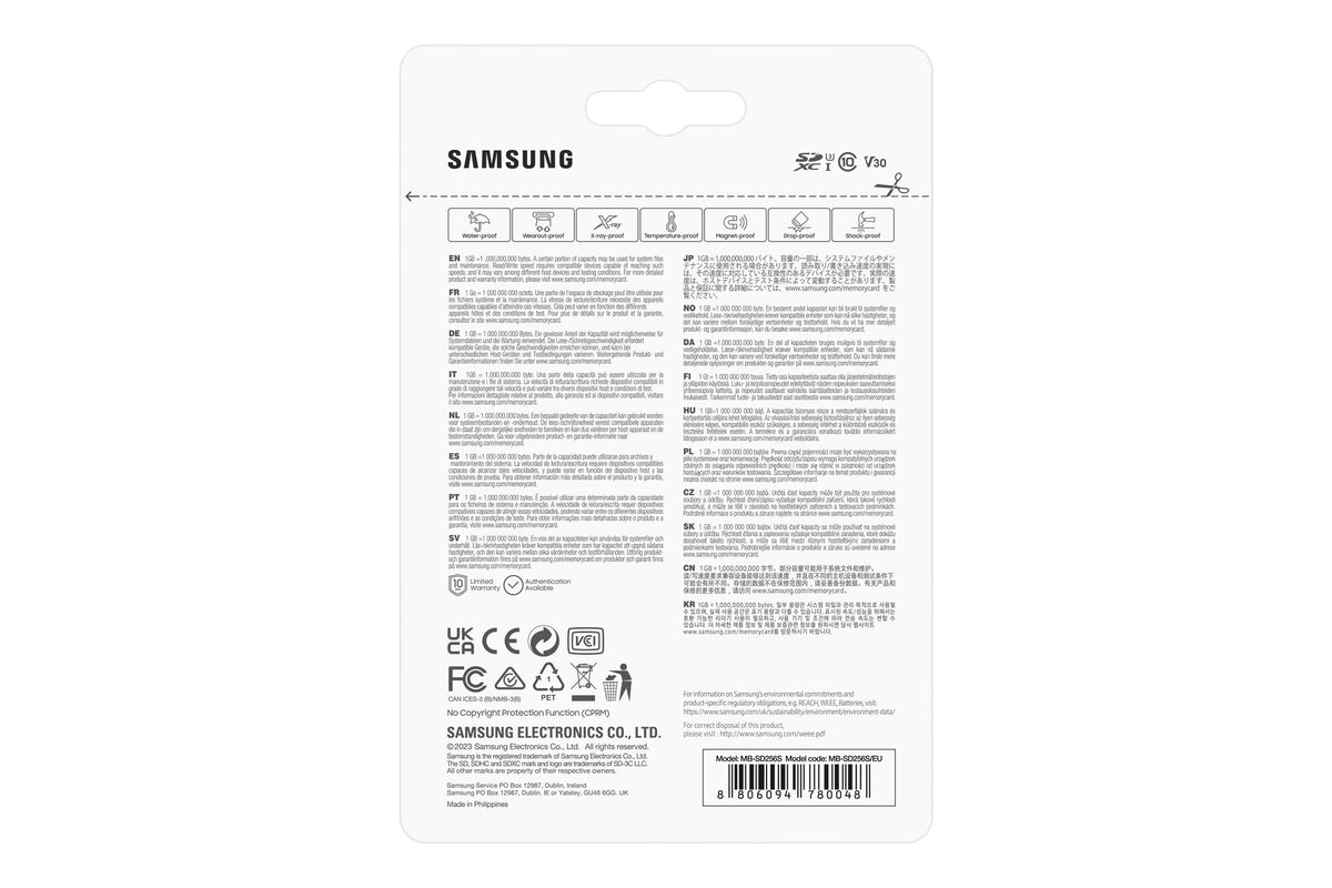 Samsung PRO Plus MB-SD256S 256 GB SDXC UHS-I Klasse 10