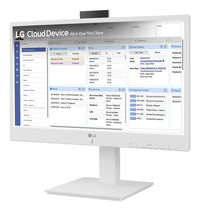 LG 24CR670N-6P Intel® Celeron® N5105 60,5 cm (23.8") 1920 x 1080 Pixel All-in-One thin client 8 GB DDR4-SDRAM 16 GB eMMC Wi-Fi 6 (802.11ax) Weiß