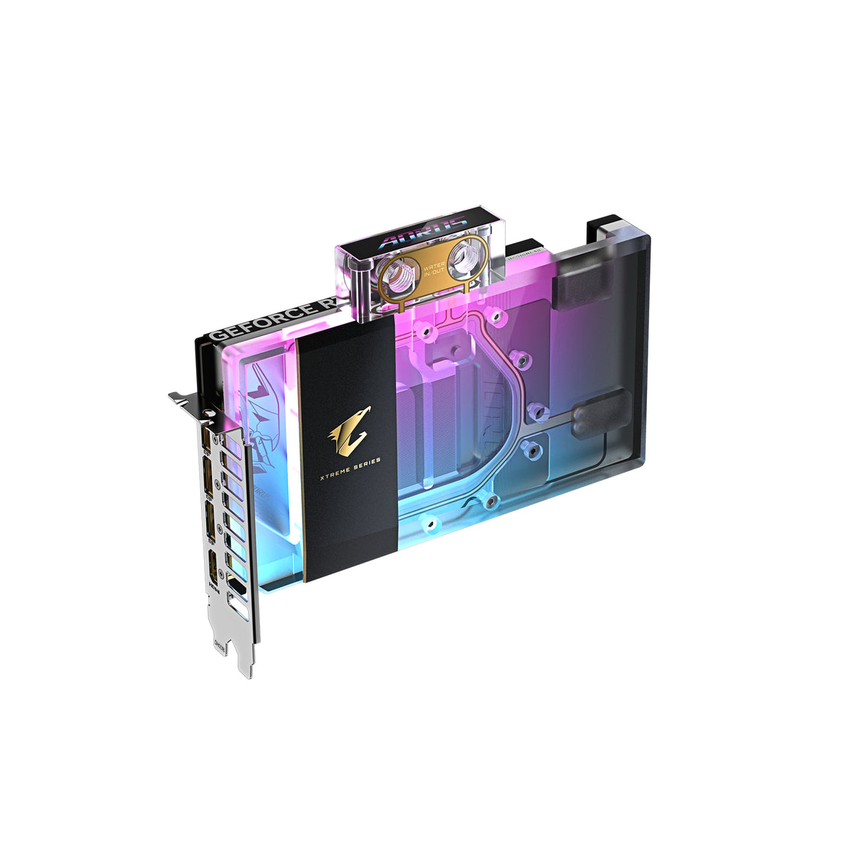 GIGABYTE AORUS GeForce RTX 5080 XTREME WATERFORCE WB 16G Grafikkarte - 16GB GDDR7, 256 Bit, PCI-E 5.0, 2805MHz Core Clock, 3 x DP 2.1a, 1 x HDMI 2.1b, NVIDIA DLSS 4, GV-N5080AORUSX WB-16GD
