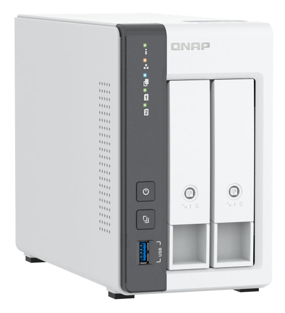 QNAP TS-216G NAS & Speicherserver Tower Cortex-A Cortex-A55 4 GB HDD Weiß