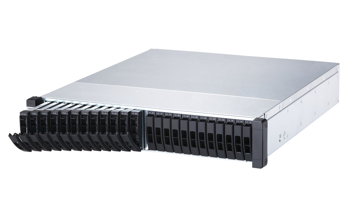 QNAP ES2486dc NAS Rack (2U) Intel® Xeon® D D-2142IT 96 GB DDR4 0 TB QNAP Enterprise System Schwarz