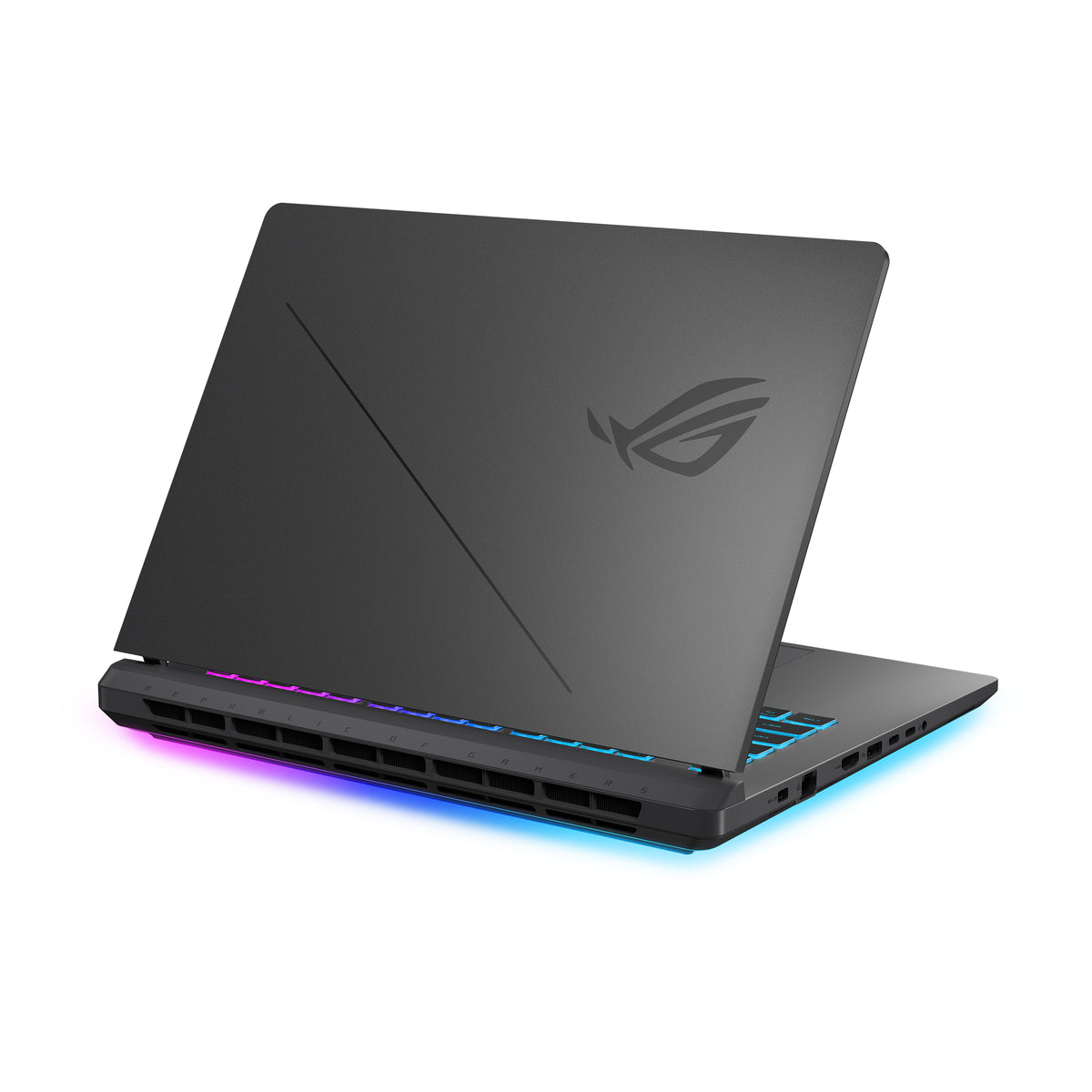ASUS ROG Strix G16 G615LW-RV084W Intel Core Ultra 9 275HX Laptop 40,6 cm (16") WUXGA 64 GB DDR5-SDRAM 2 TB SSD NVIDIA GeForce RTX 5080 Wi-Fi 7 (802.11be) Windows 11 Home Schwarz, Grau
