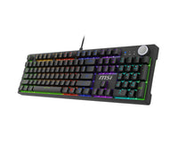 MSI FORGE GK320 RED Tastatur Gaming USB Schwarz