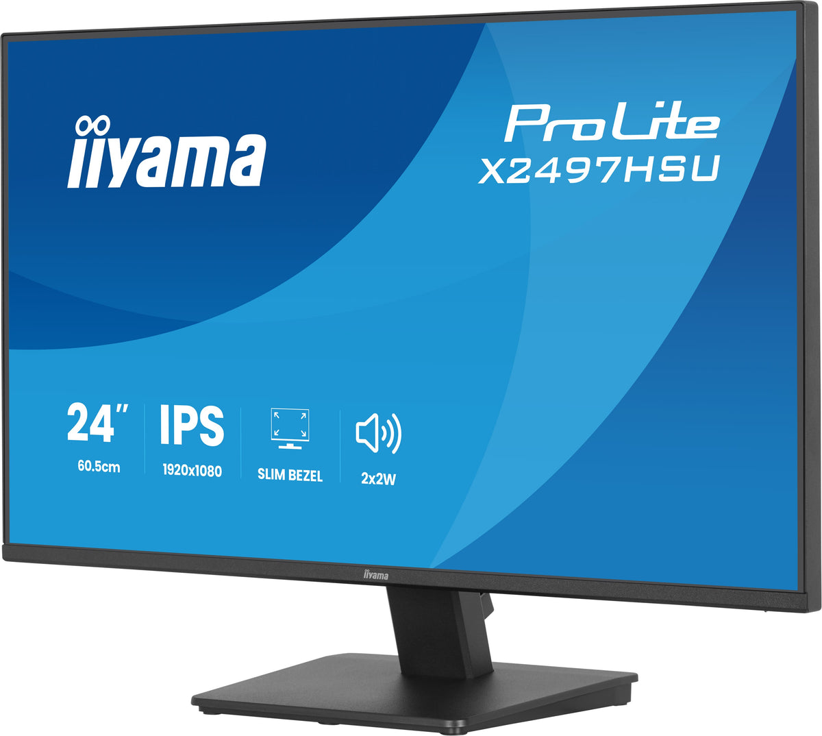iiyama ProLite X2497HSU-B1 Computerbildschirm 60,5 cm (23.8") 1920 x 1080 Pixel Full HD LED Schwarz