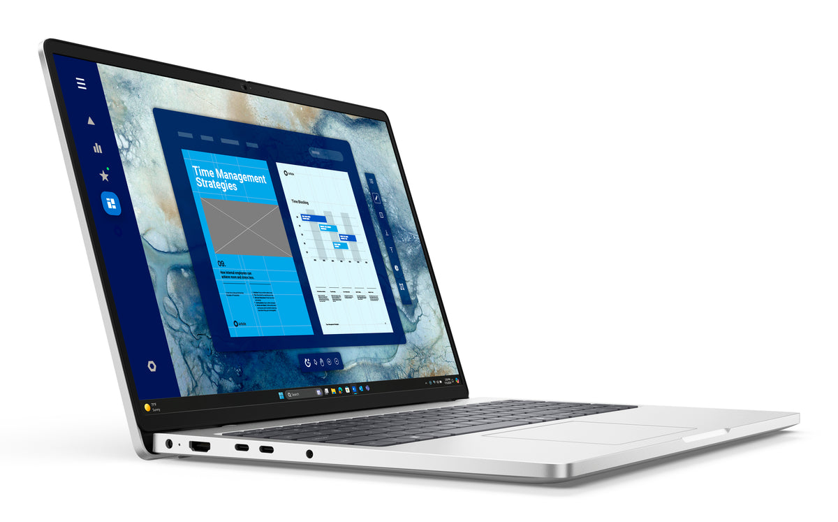 DELL Pro 16 PC16250 Intel Core Ultra 7 255U Laptop 40,6 cm (16") Full HD+ 16 GB DDR5-SDRAM 512 GB SSD Wi-Fi 6E (802.11ax) Windows 11 Pro Deutsch Platin, Silber