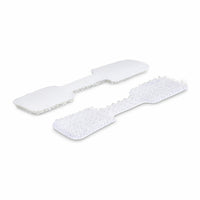 StarTech.com 9 cm Kabelschilder, 100 Stück, Weiß, Klettverschluss mit Beschriftungsfeld, Klettband Kabelbinder/Kabeletiketten für Kabelmarkierung, Kabelbeschriftung
