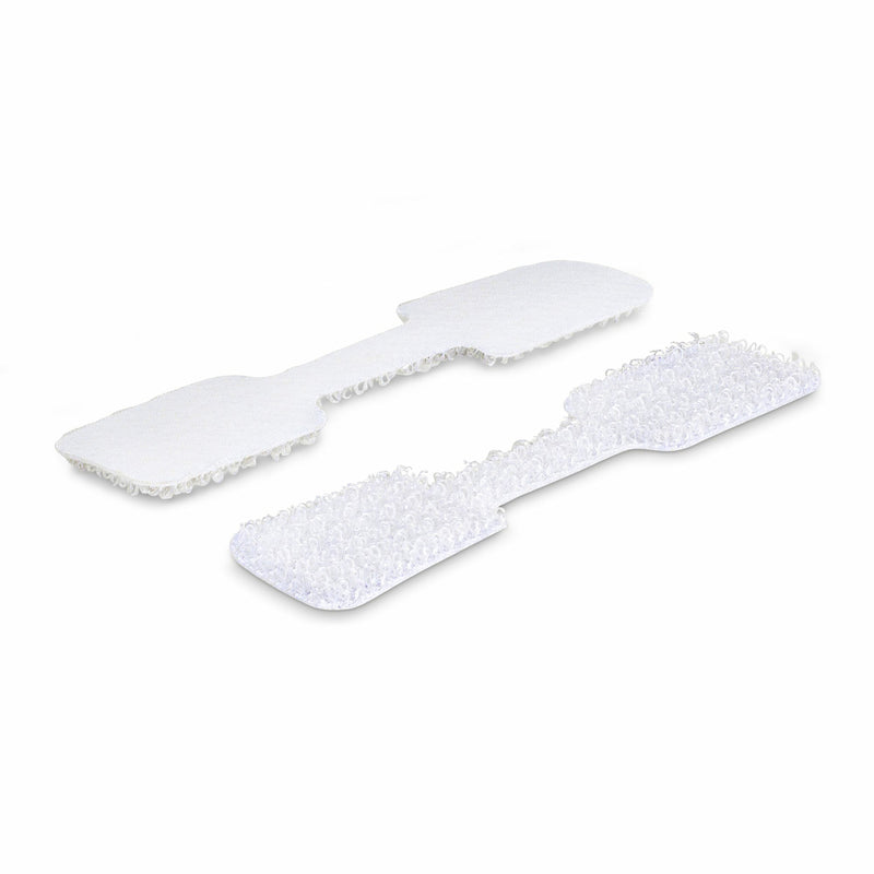 StarTech.com 9 cm Kabelschilder, 100 Stück, Weiß, Klettverschluss mit Beschriftungsfeld, Klettband Kabelbinder/Kabeletiketten für Kabelmarkierung, Kabelbeschriftung