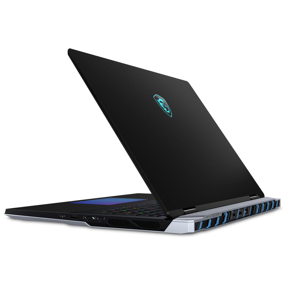 MSI Titan 18 HX AI A2XWJG-656 Intel Core Ultra 9 285HX Laptop 45,7 cm (18") UHD+ 64 GB DDR5-SDRAM 6 TB SSD NVIDIA GeForce RTX 5090 Wi-Fi 7 (802.11be) Windows 11 Pro Schwarz