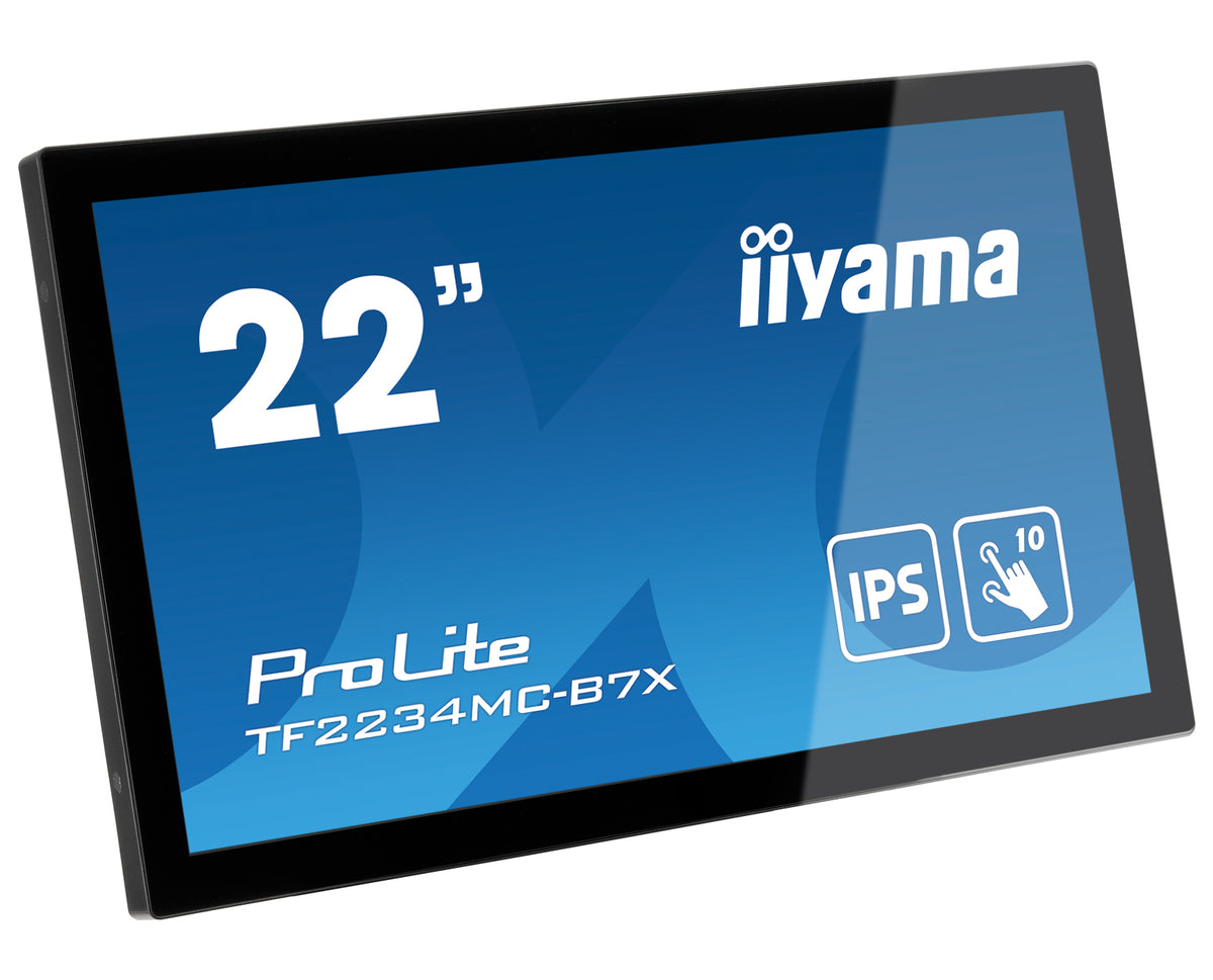 iiyama ProLite TF2234MC-B7X Computerbildschirm 54,6 cm (21.5") 1920 x 1080 Pixel Full HD LED Touchscreen Multi-Nutzer Schwarz