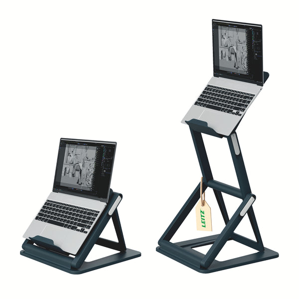 Supporto per laptop Leitz 65890089 grigio scuro 43,2 cm (17")