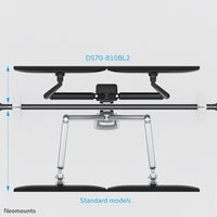 Neomounts DS70-810BL2 Monitorarm 17-32" - Gasfeder - platzsparend - 180°-Stopp