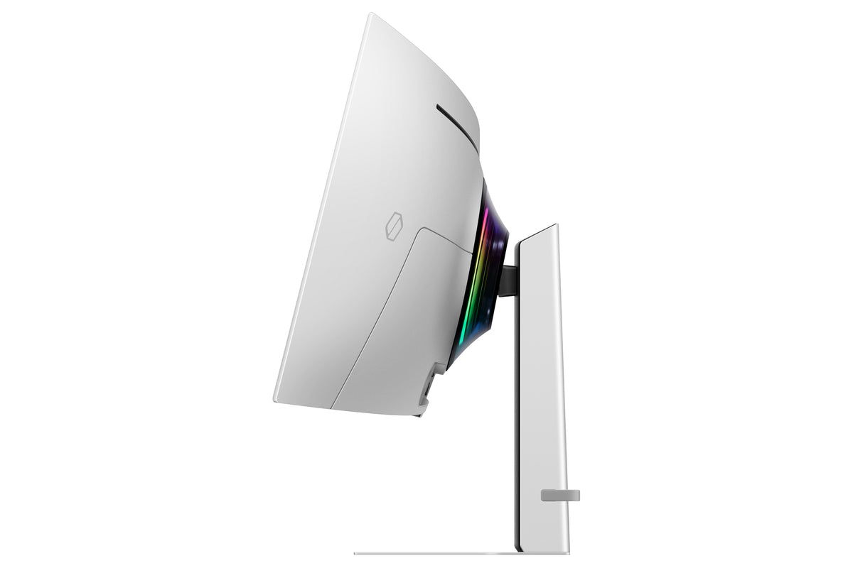 Samsung G93SD Computerbildschirm 124,5 cm (49") 5120 x 1440 Pixel Dual QHD OLED Silber