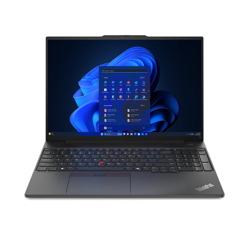 Lenovo ThinkPad E16 Gen 2 (AMD) AMD Ryzen™ 5 7535HS Laptop 40,6 cm (16") WUXGA 8 GB DDR5-SDRAM 256 GB SSD Wi-Fi 6E (802.11ax) Windows 11 Pro Deutsch Schwarz