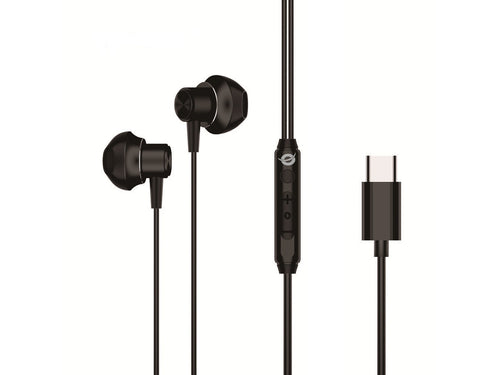 Conceptronic BRENDAN04B USB-C Ergonomisches Earbud-Headset