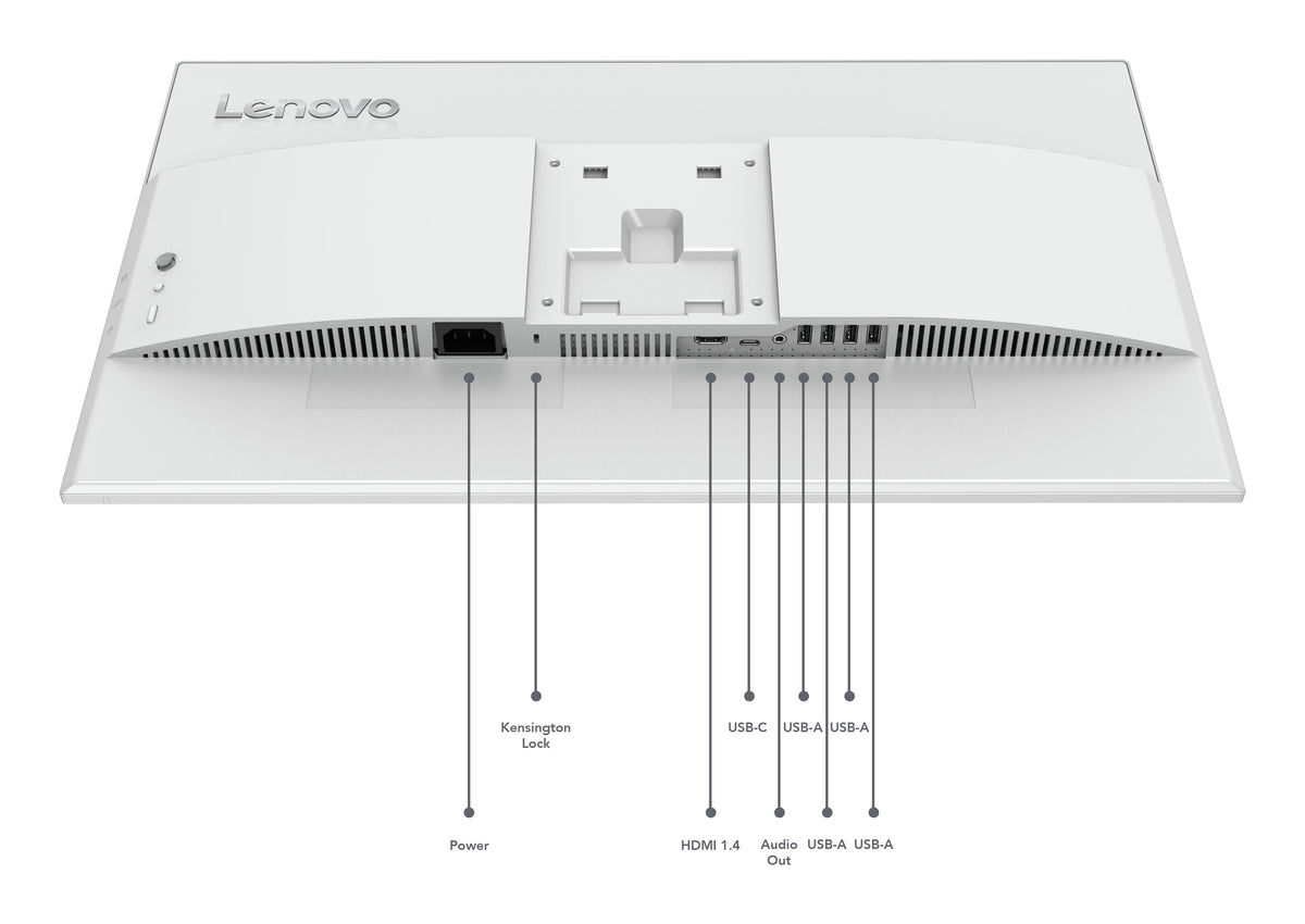 Lenovo L24D-4C Computerbildschirm 60,5 cm (23.8") 1920 x 1080 Pixel Full HD LCD Grau