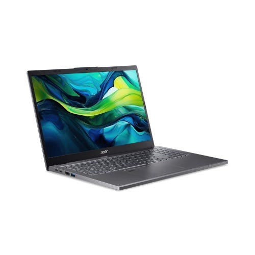 Acer Aspire 15 A15-61M-R77A AMD Ryzen™ 5 8640HS Laptop 39,6 cm (15.6") Full HD 16 GB DDR5-SDRAM 512 GB SSD Wi-Fi 6E (802.11ax) Windows 11 Home Grau