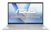 ASUS Vivobook 17 X1704MA-AU103W Intel Core 5 320 Laptop 43,9 cm (17.3") Full HD 8 GB DDR5-SDRAM 256 GB SSD Wi-Fi 6 (802.11ax) Windows 11 Home Silber QWERTZ Deutsch
