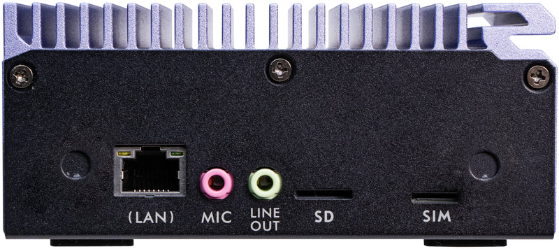 Shuttle Edge PC SPCEL12 , Intel Celeron J6412 , 2x HDMI, 1x DP, 2x 2.5G LAN, 1x DDR4, 1x Micro SD card reader, 1x Nano SIM slot, 3x USB, 2x M.2 (SATA), 12-20V , 24/7 Dauerbetrieb, lüfterlos, inkl. VESA Befestigung