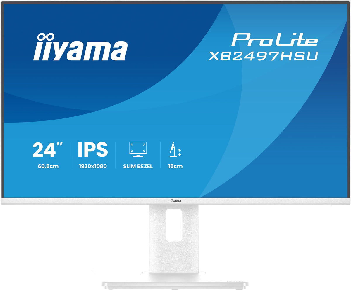iiyama ProLite XB2497HSU-W1 Computerbildschirm 60,5 cm (23.8") 1920 x 1080 Pixel Full HD LED Weiß