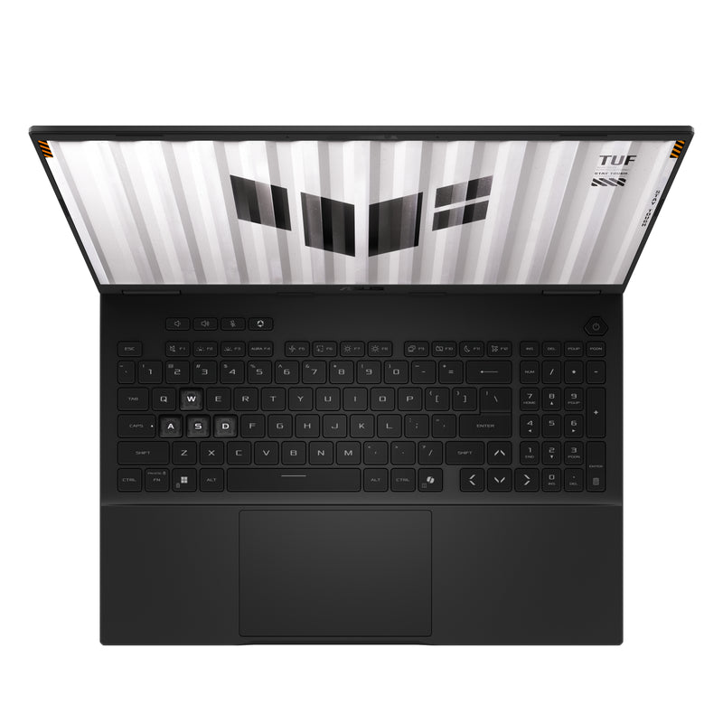 ASUS TUF Gaming F16 FX608JMI-TU410W Intel® Core™ i7 i7-14650HX Laptop 40,6 cm (16") WUXGA 16 GB DDR5-SDRAM 1 TB SSD NVIDIA GeForce RTX 5060 Laptop GPU Wi-Fi 6E (802.11ax) Windows 11 Home Grau