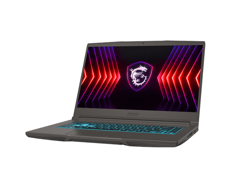 MSI Thin 15 B13VF-2894XDE Intel® Core™ i7 i7-13620H Laptop 39,6 cm (15.6") Full HD 16 GB DDR4-SDRAM 1 TB SSD NVIDIA GeForce RTX 4060 Wi-Fi 6E (802.11ax) FreeDOS Grau