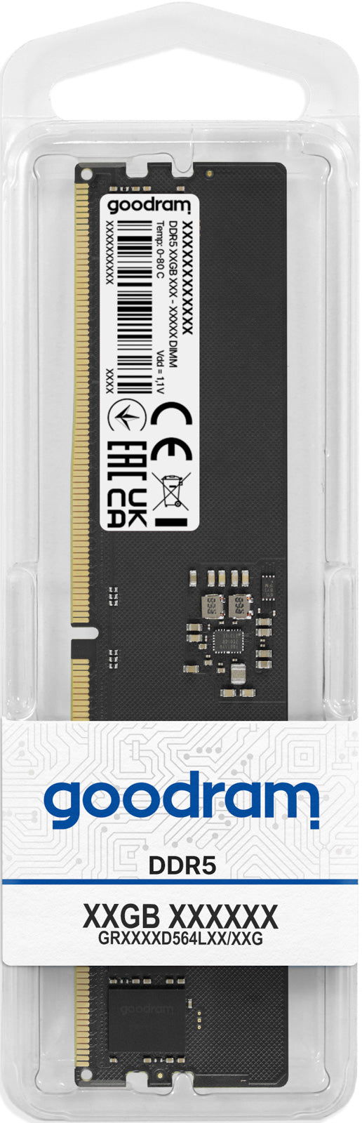 Goodram GR5600D564L46S/8G Speichermodul 8 GB 1 x 8 GB DDR5 288-pin DIMM