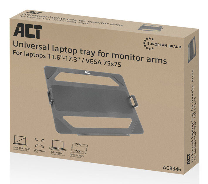 Supporto universale per laptop ACT per bracci per monitor