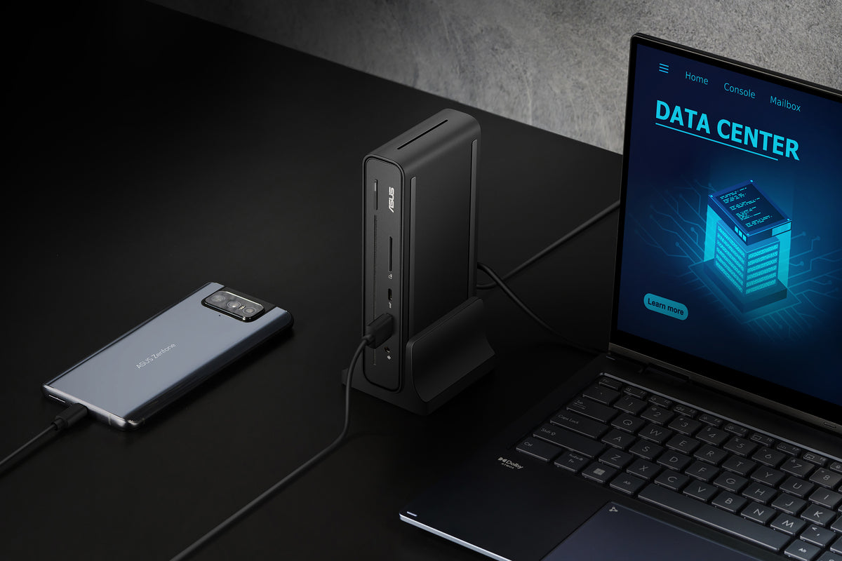 ASUS Triple Display USB-C Dock DC300 Andocken USB 3.2 Gen 2 (3.1 Gen 2) Type-C Schwarz