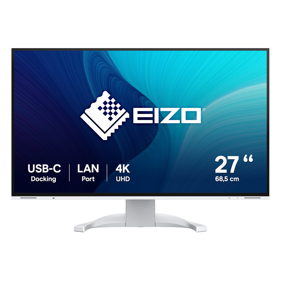 EIZO FlexScan EV2740X-WT Computer Monitor 68.6 cm (27") 3840 x 2160 pixels 4K Ultra HD LCD White