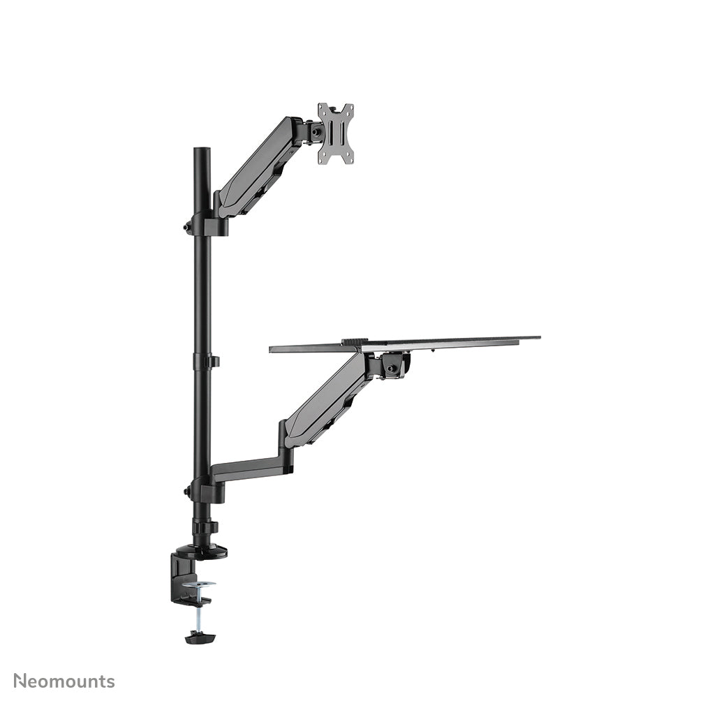 Neomounts DS90-325BL1 Sitz-Steh-Arbeitsplatz Tischmontage 17-32" - Gasfeder