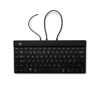 R-Go Tools Ergonomische Tastatur R-Go Split Break v2 mit Pausensoftware, geteilte Tastatur, QWERTY (NORDIC), verkabelt, schwarz