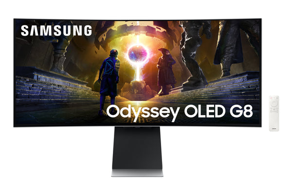 Samsung G85SD Computerbildschirm 86,4 cm (34") 3440 x 1440 Pixel UltraWide Quad HD OLED Silber