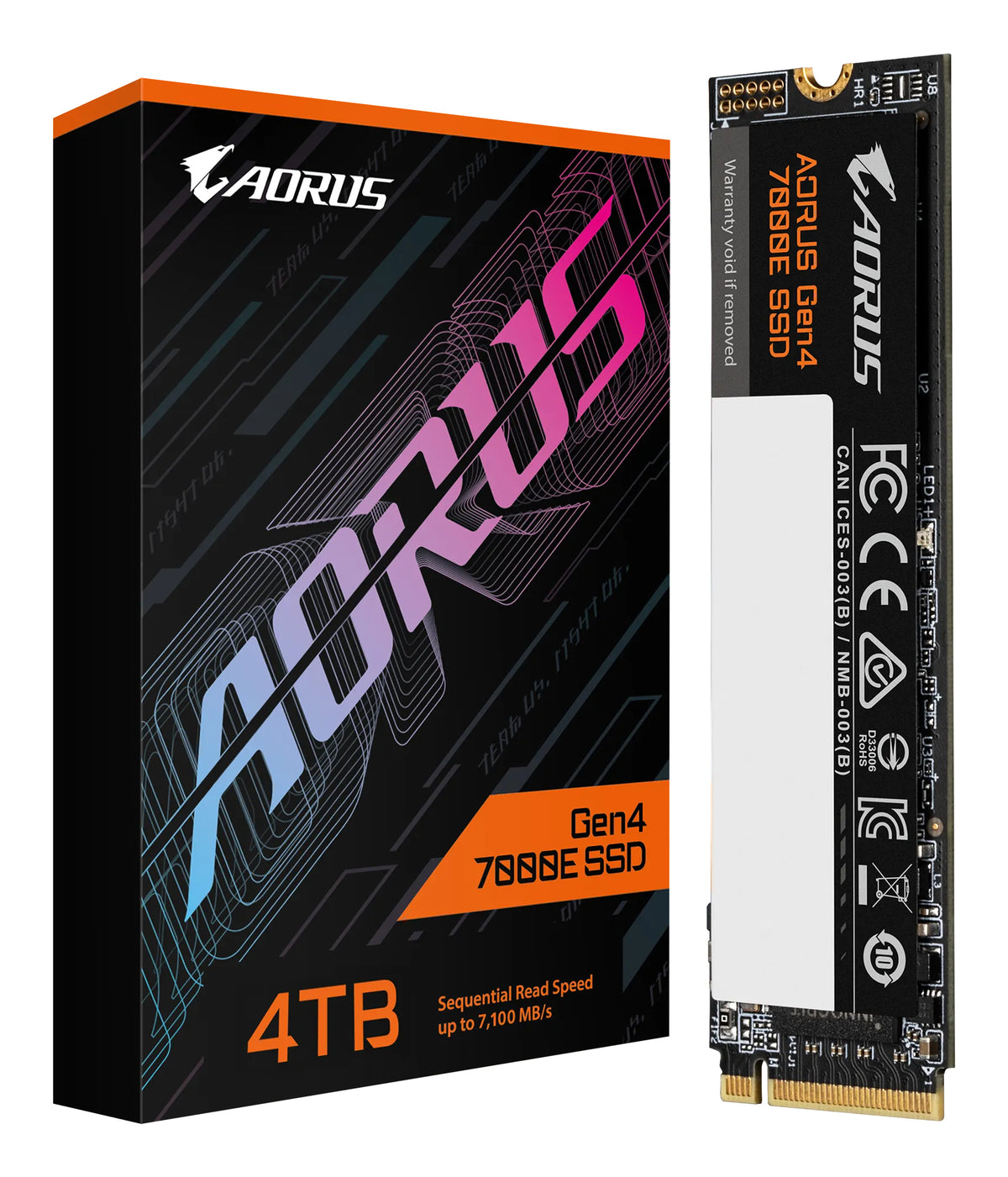 GIGABYTE AG470E4TB Internes Solid State Drive 4 TB M.2 PCI Express 4.0 NVMe 3D TLC NAND